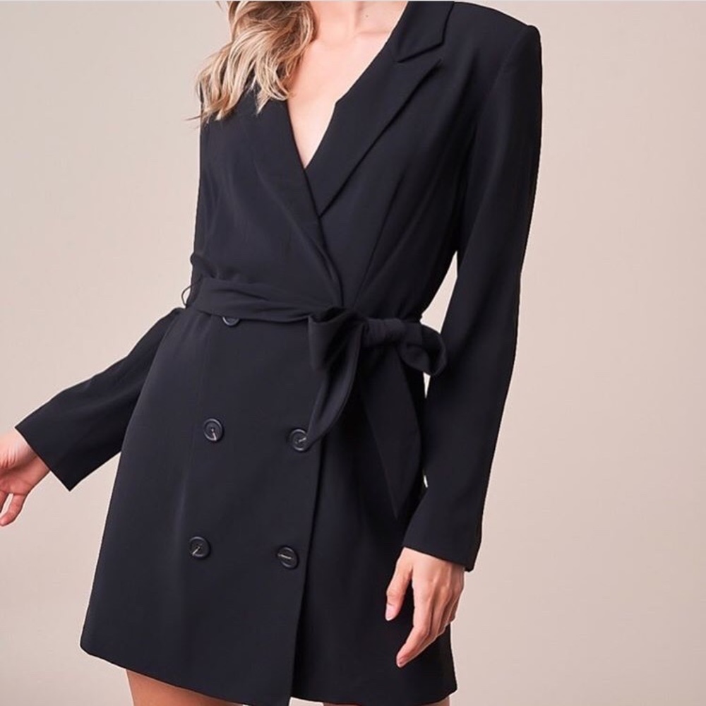 Black Blazer Dress